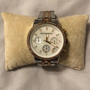 Michael Kors Tri-toned watch